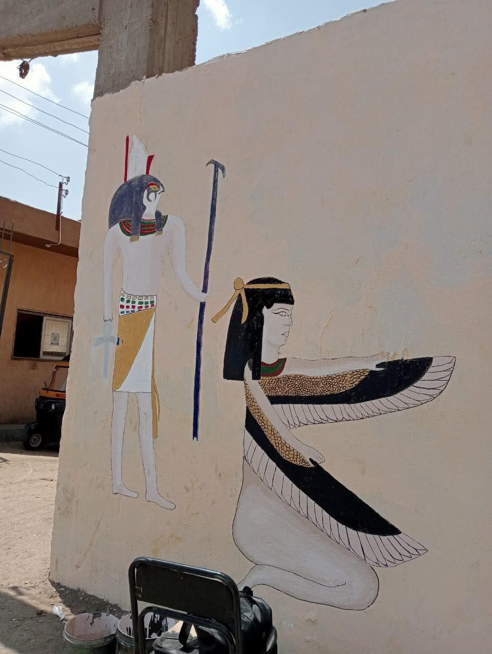 مدينة سمنود بالغربية تتجمل بجداريات تحكي تاريخ مصر في العصر الفرعوني مدينة سمنود بالغربية تتجمل بجداريات تحكي تاريخ مصر في العصر الفرعوني