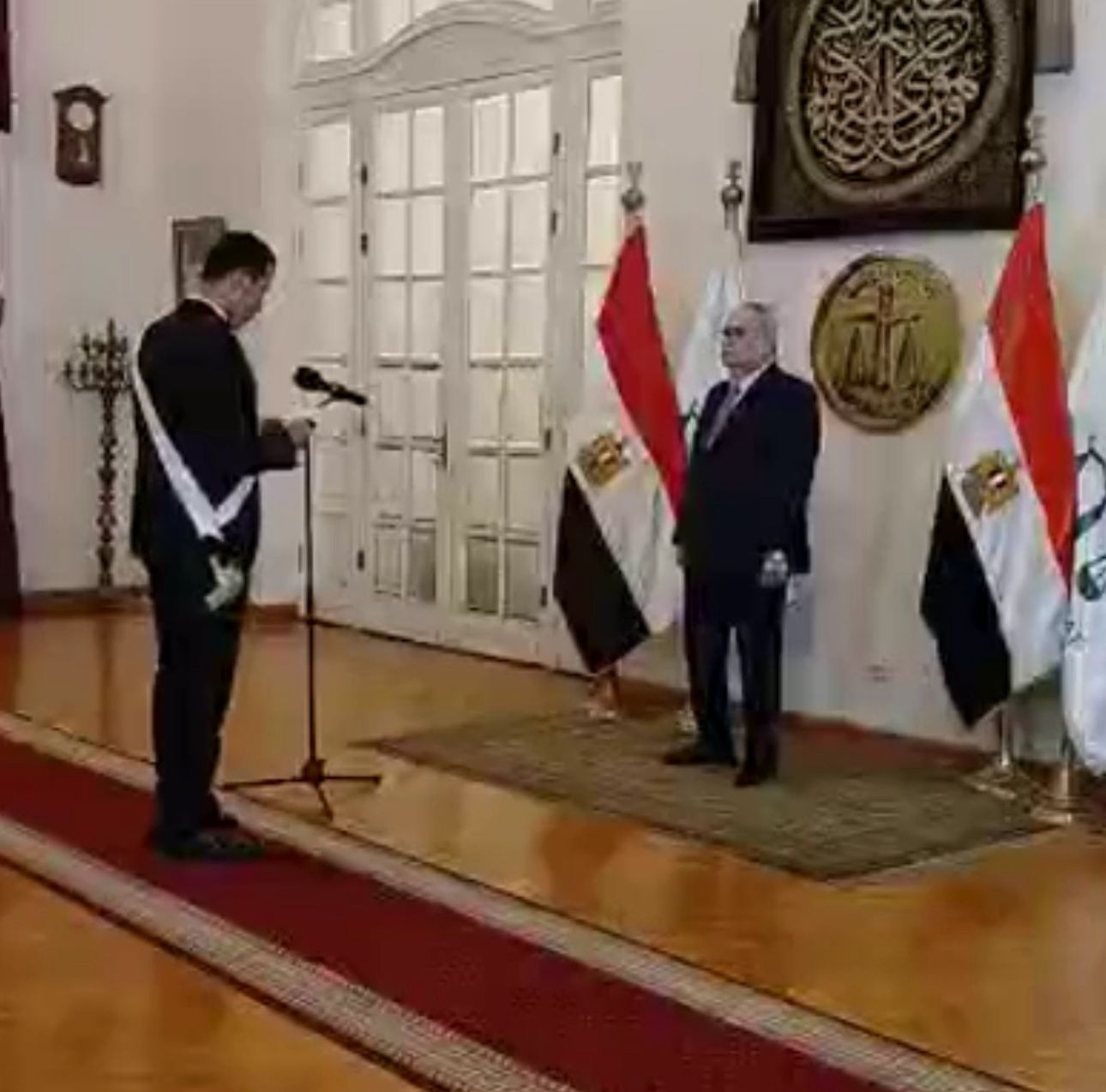 مراسم حلف اليمين للدفعة الجديدة من المندوبين المساعدين بمجلس الدولة (2)