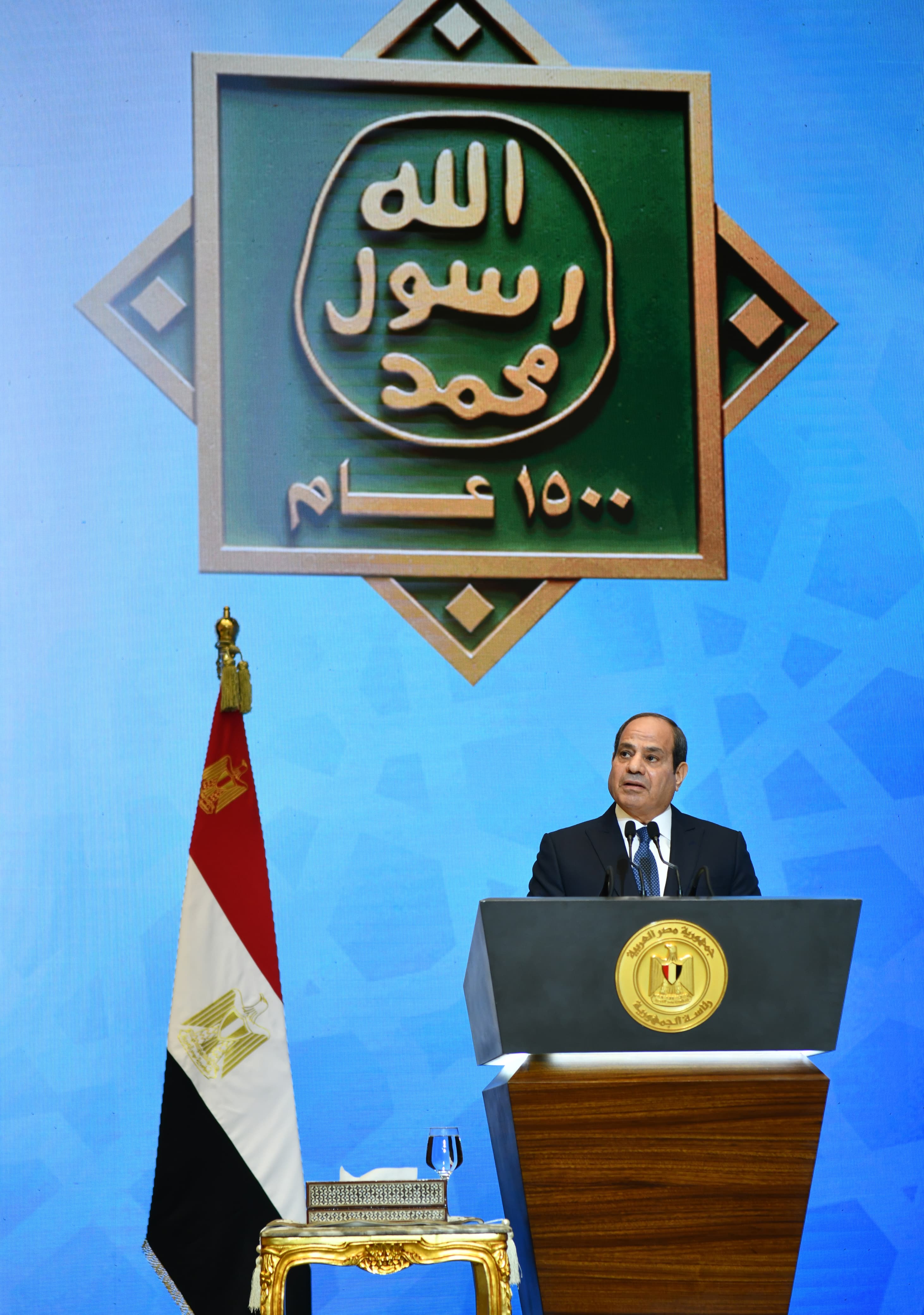 نص كلمة الرئيس السيسى فى الاحتفال بذكرى المولد النبوى (2)