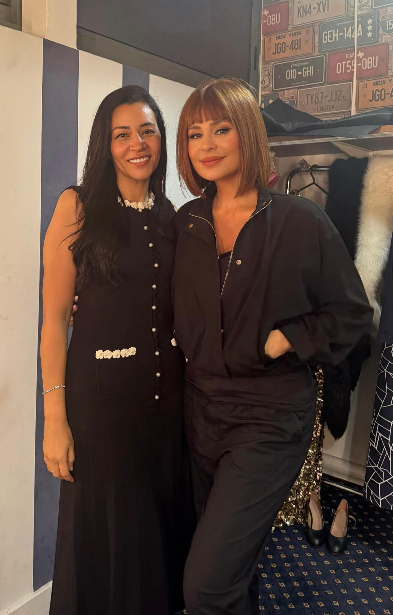 كارول سماحة والمخرجة بتول عرفة