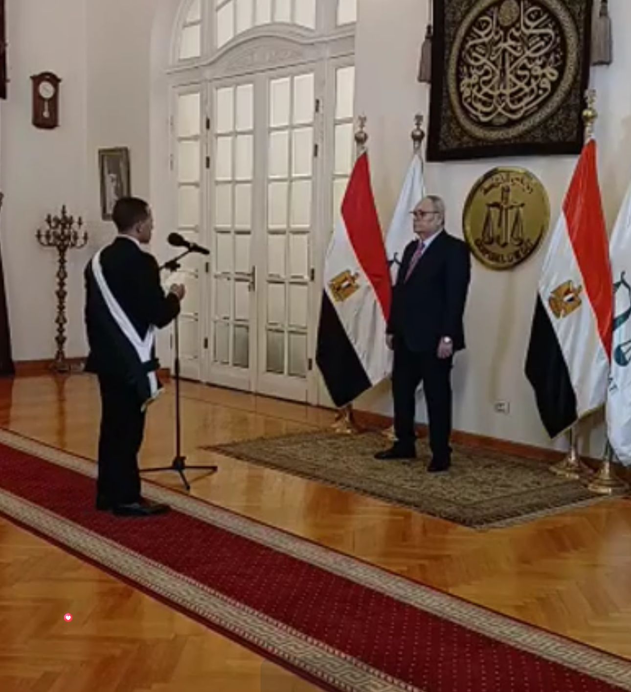 مراسم حلف اليمين للدفعة الجديدة من المندوبين المساعدين بمجلس الدولة (4)