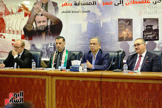 فعالية دعم الأسرى الفلسطينيين بنقابة الصحفيين (17)