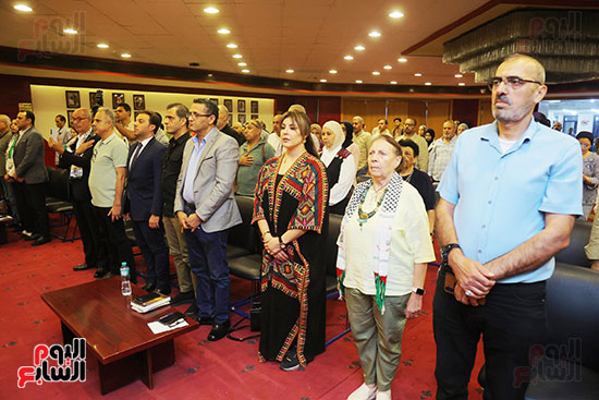 فعالية دعم الأسرى الفلسطينيين بنقابة الصحفيين (15)