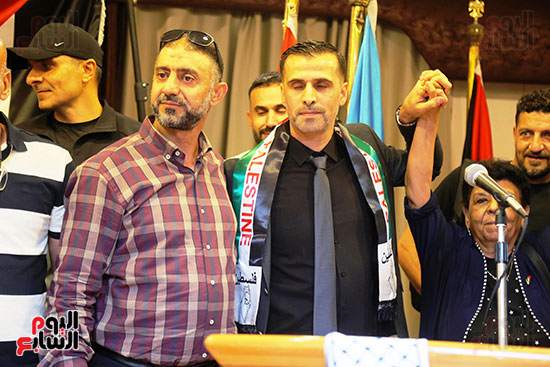 فعالية دعم الأسرى الفلسطينيين بنقابة الصحفيين (3)