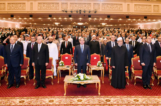 الرئيس السيسي يشهد الاحتفال بذكرى المولد النبوى الشريف (1)