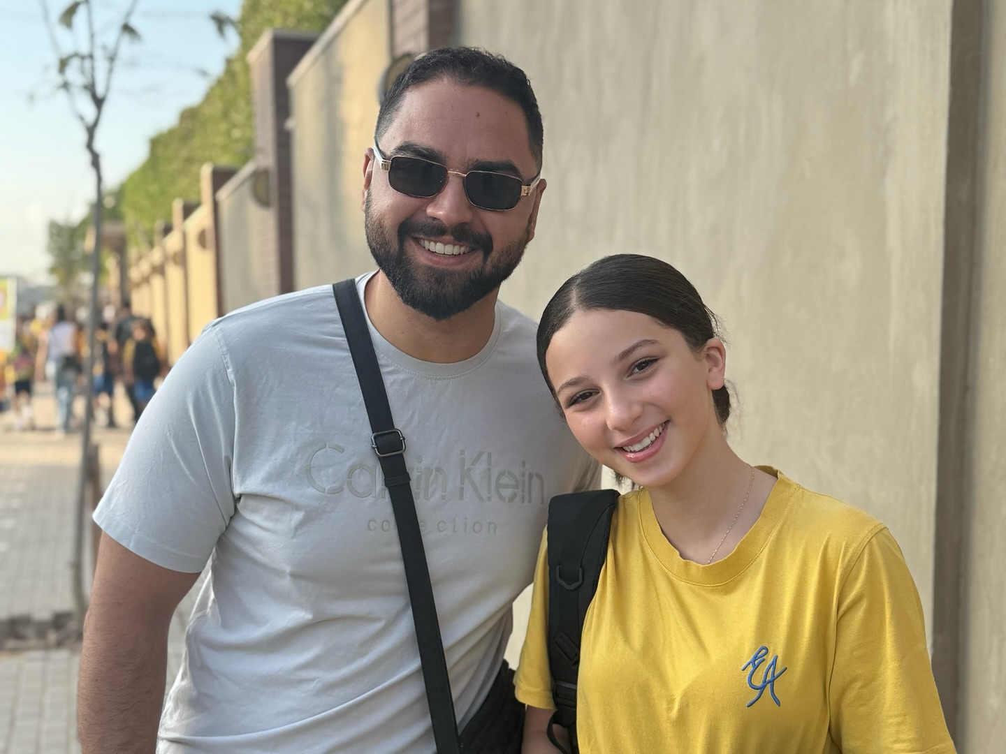 زوج اسما شريف منير الحالى مع ابنتها