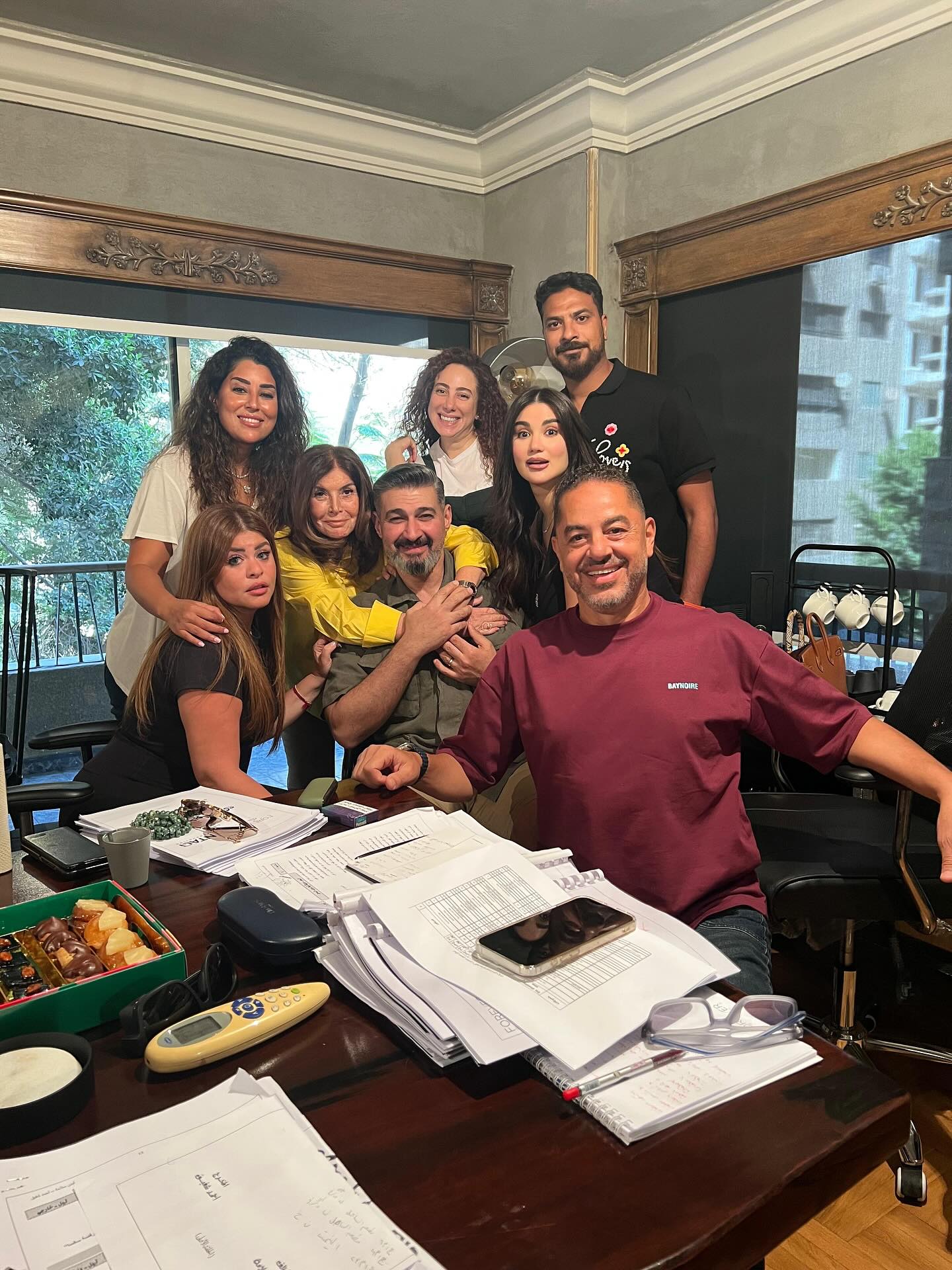 المخرج احمد شفيق وابطال مسلسل كلهم بيحبوا مودي المخرج احمد شفيق وابطال مسلسل كلهم بيحبوا مودي