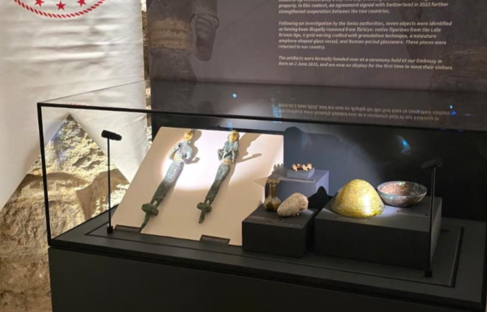 القطع الأثرية المعادة لتركيا