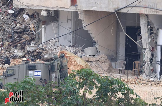 هدم المنازل فى مخيم نور شمس