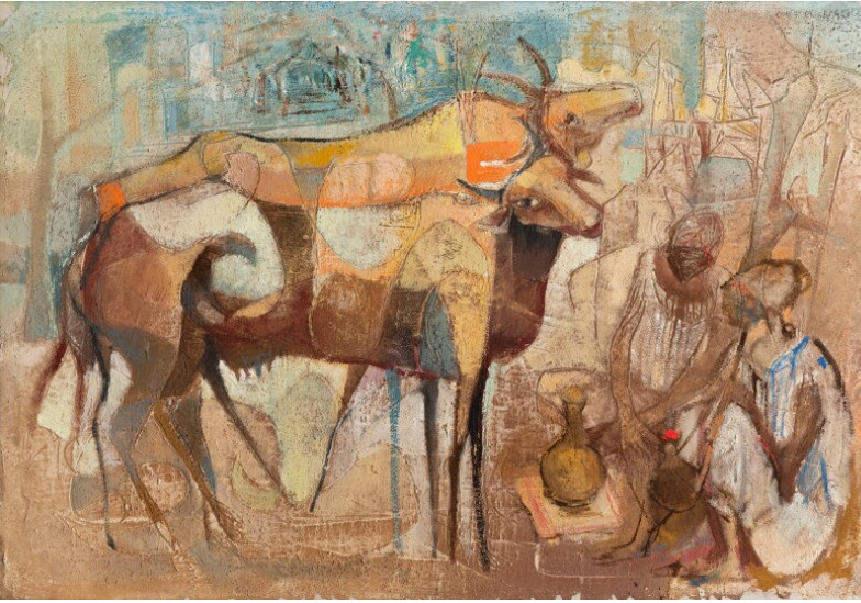 لوحة الريف المصرى