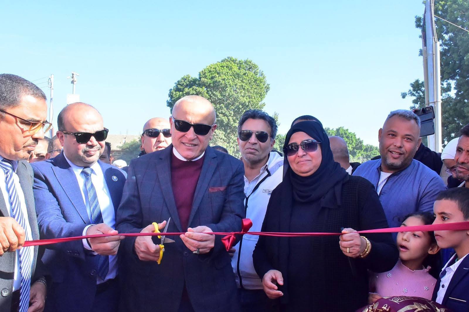 افتتاح 4 محطات صرف صحى ضمن حياة كريمة في مدينة إسنا