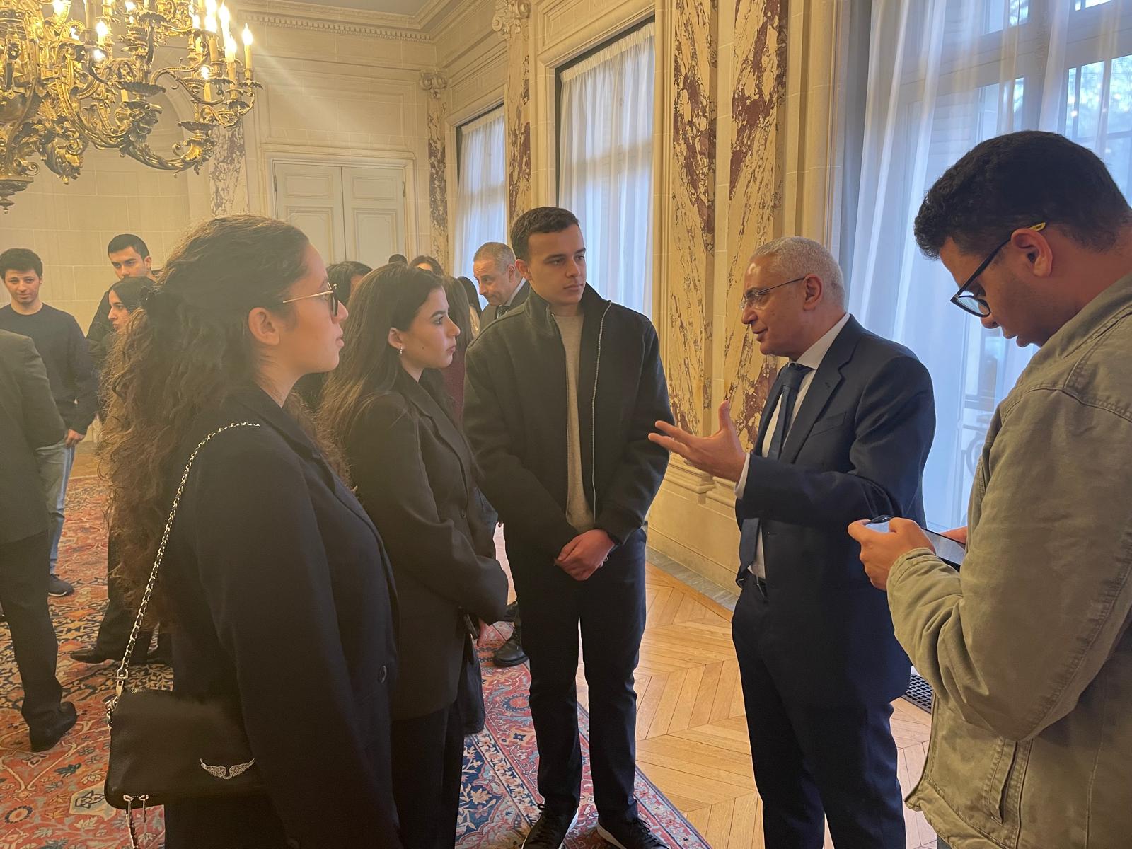 سفير مصر فى باريس