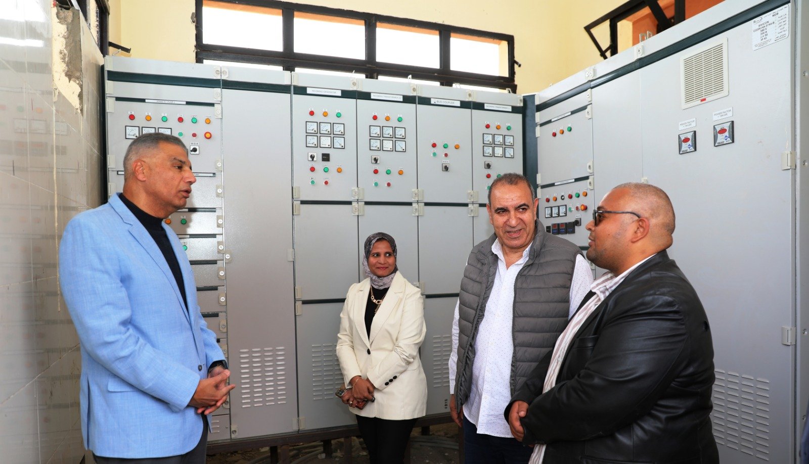 جانب من متابعة المشروعات