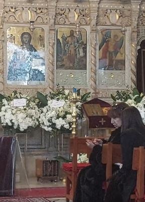 جنازة هلي الرحباني ابن فيروز وعاصي الرحباني