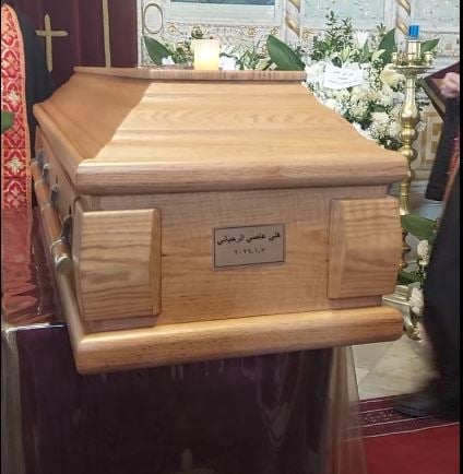 جنازة هلي الرحباني ابن فيروز وعاصي الرحباني