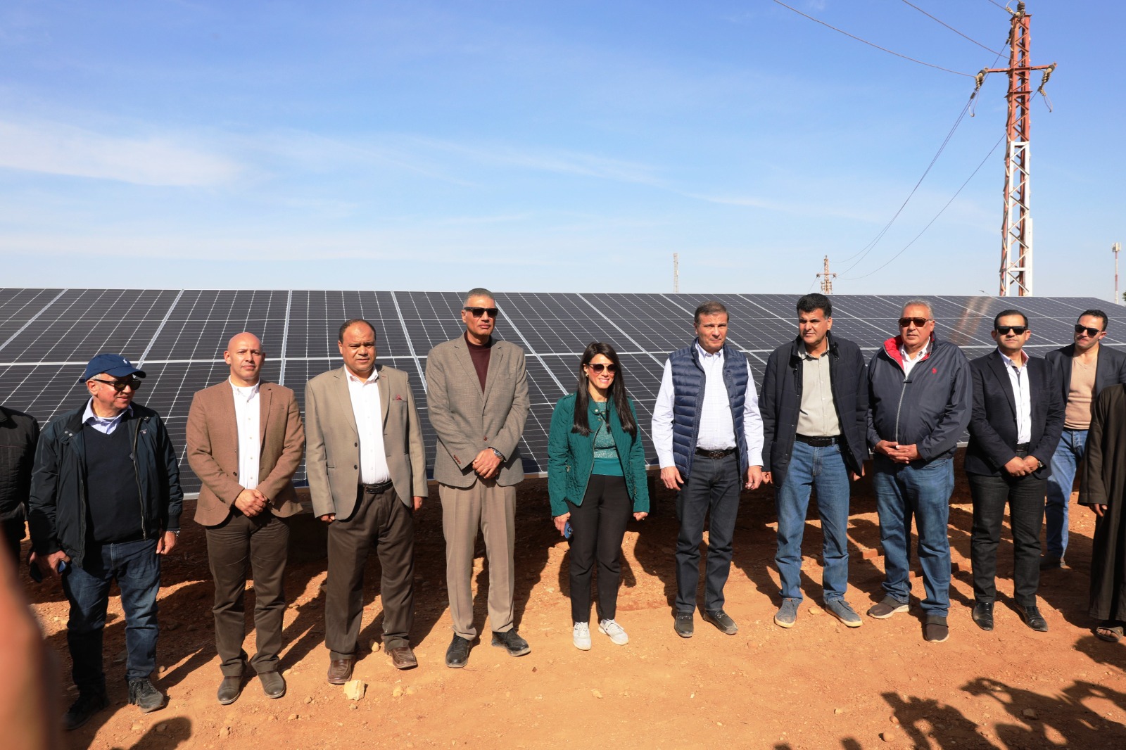 تشغيل محطة الري بالطاقة الشمسية بالشهامة بطاقة 125 ك.وات لخدمة 480 فدان