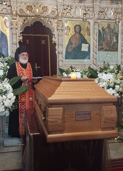 جنازة هلي الرحباني ابن فيروز وعاصي الرحباني