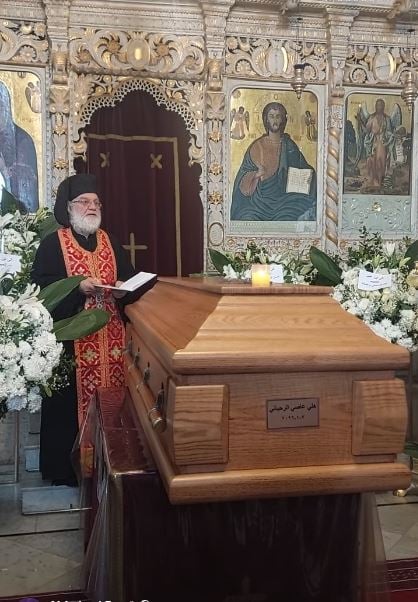 جنازة هلي الرحباني ابن فيروز وعاصي الرحباني