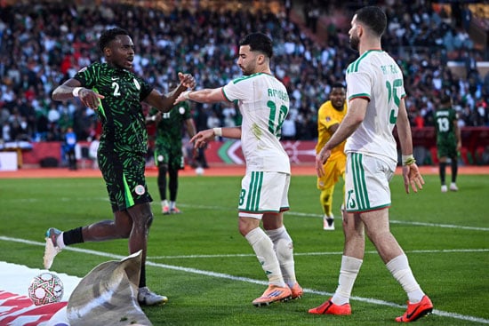 مباراة الجزائر ونيجيريا الشوط الثانى