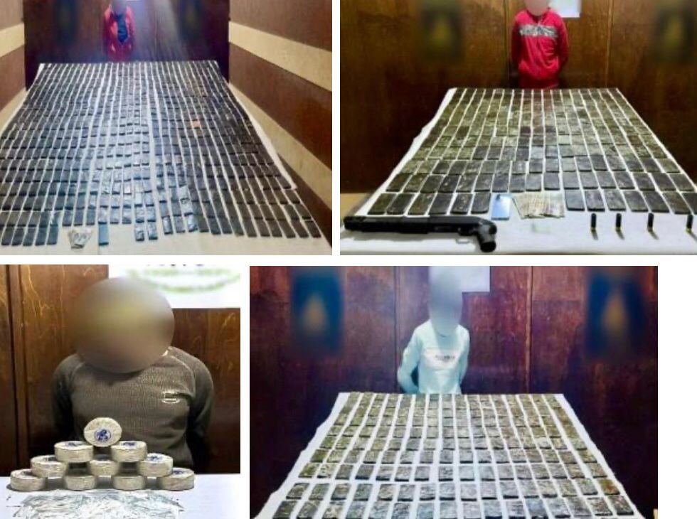 مقتل 4 عناصر إجرامية شديدة الخطورة وضبط نصف طن مخدرات وأسلحة نارية (1)
