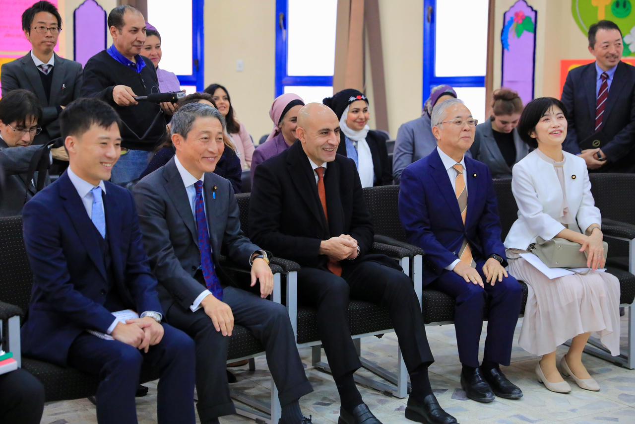 خلال زيارة المدرسة المصرية اليابانية بالعبور