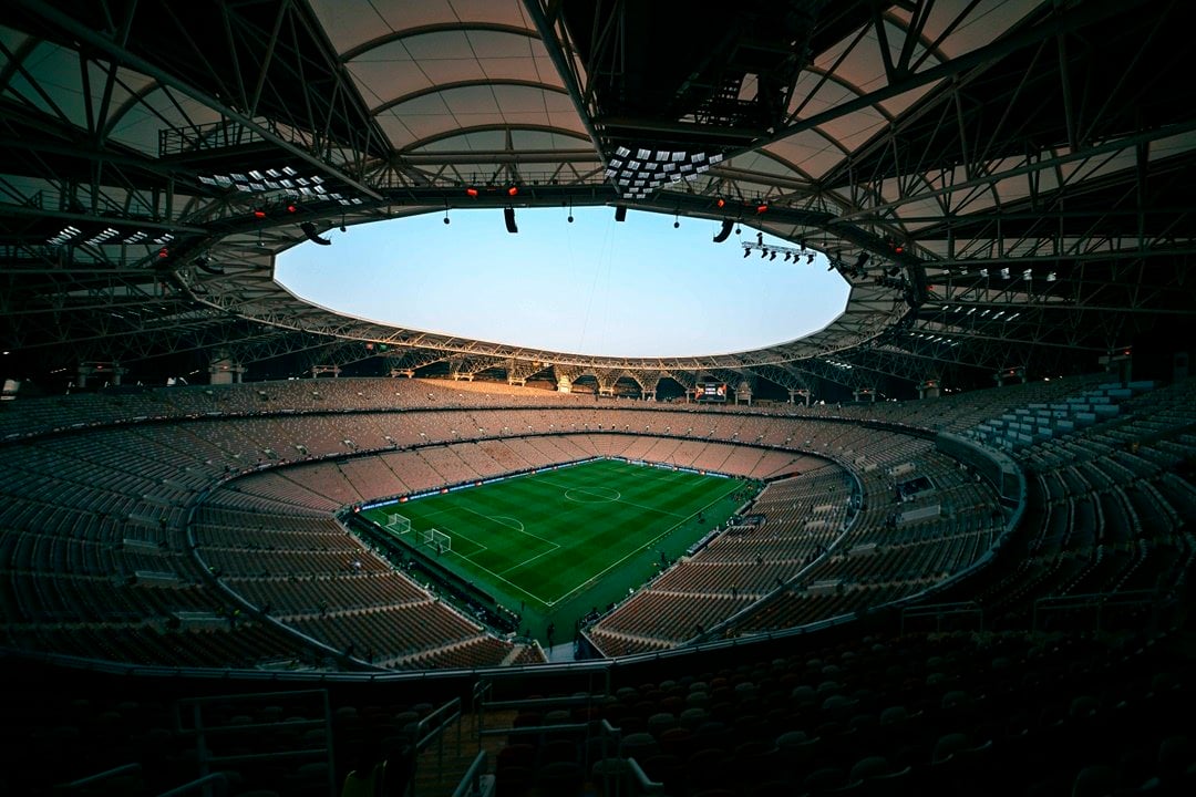 ملعب الجوهرة قبل اللقاء ملعب الجوهرة قبل اللقاء