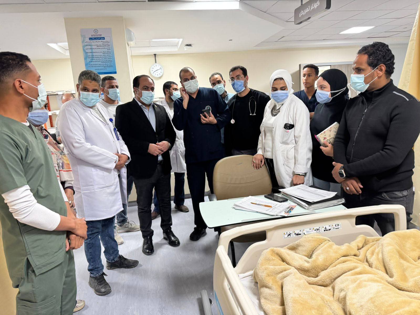 داخل اقسام المستشفي