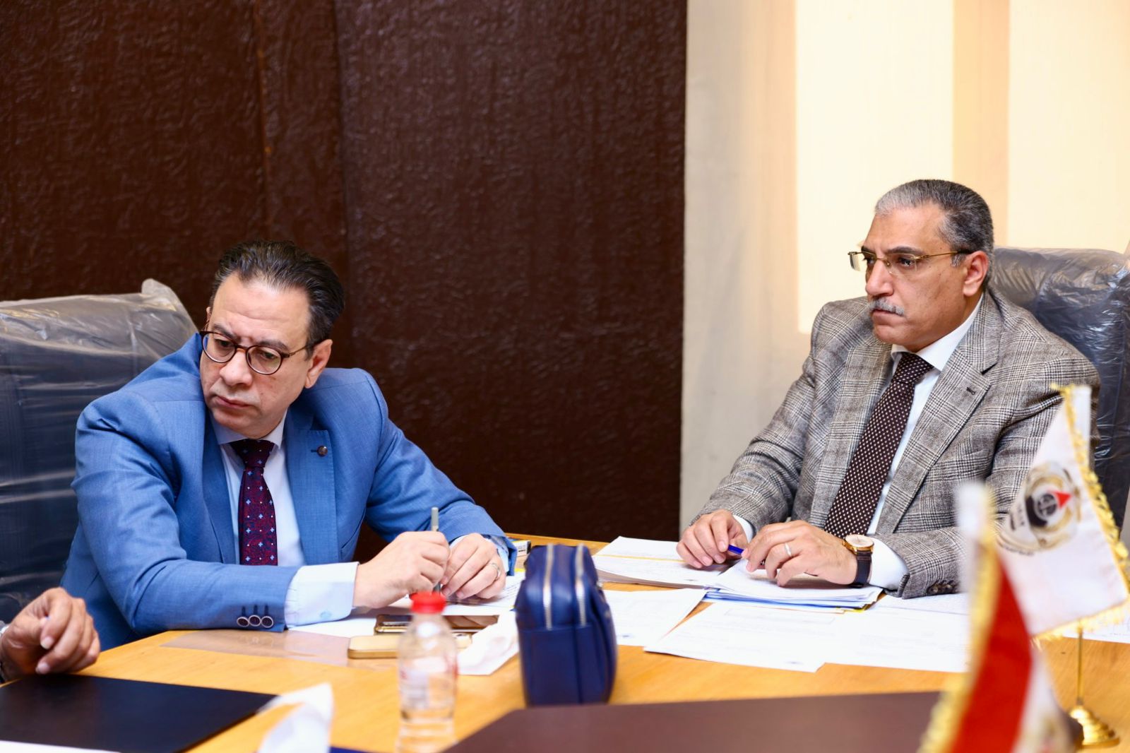 نقيب المحامين يجتمع باللجنة القضائية المشرفة على المرحلة الأولى من انتخابات النقابات الفرعية (5)