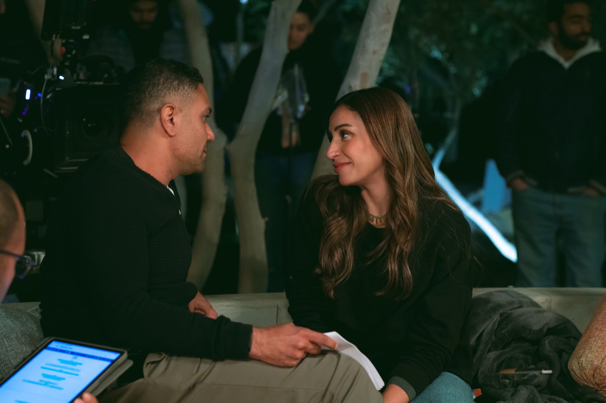 دينا الشربيني من كواليس مسلسل اتنين غيرنا دينا الشربيني من كواليس مسلسل اتنين غيرنا