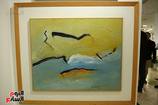 لوحة داخل متحف فاروق حسني