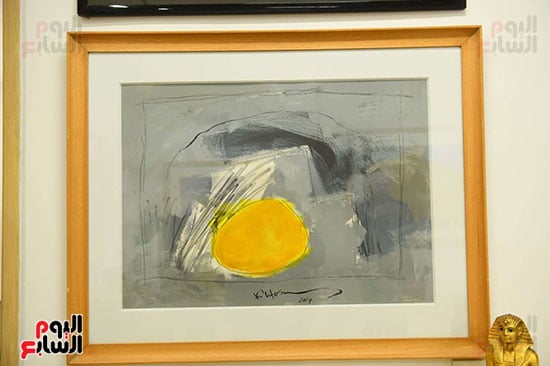 لوحة فنية داخل متحف فاروق حسني