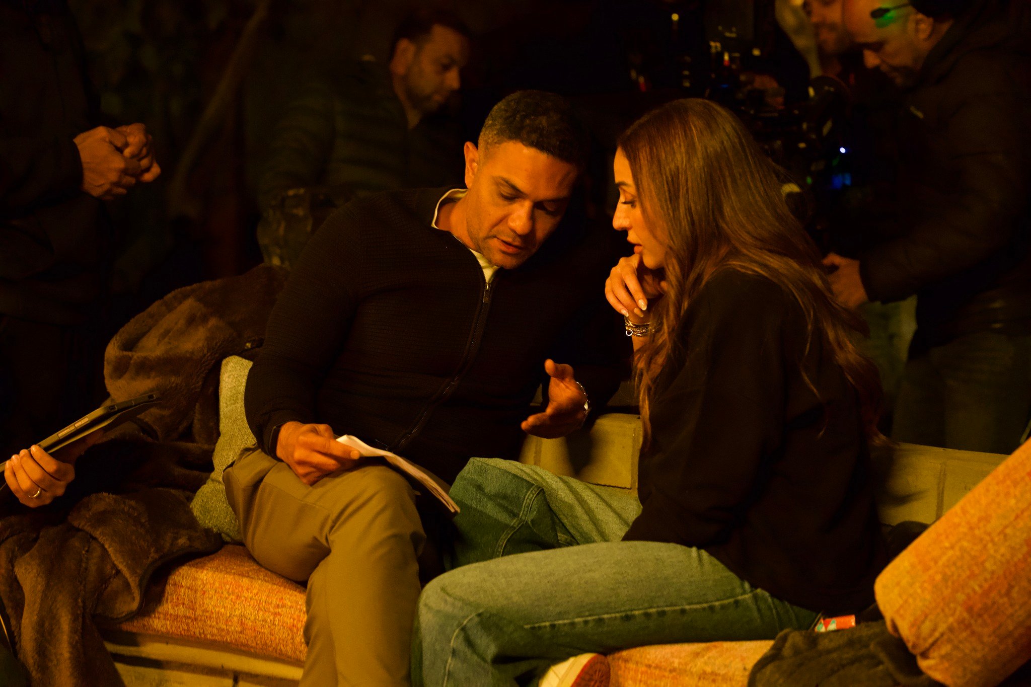 دينا الشربيني من كواليس مسلسل اتنين غيرنا دينا الشربيني من كواليس مسلسل اتنين غيرنا