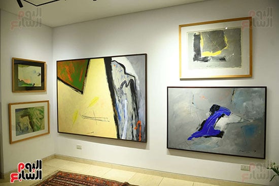 لوحات موجودة داخل متحف فاروق حسني