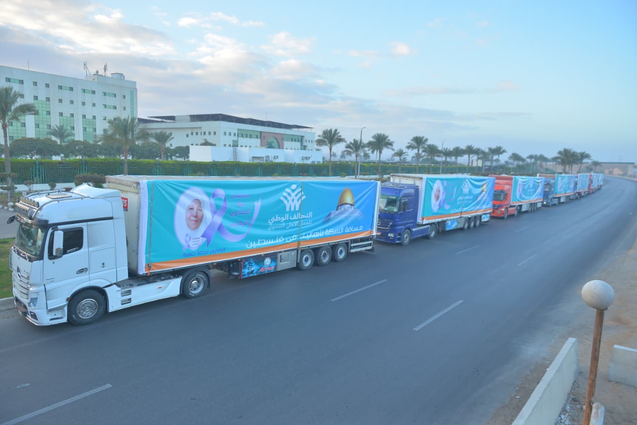 شاحنات جمعية الباقيات الصالحات