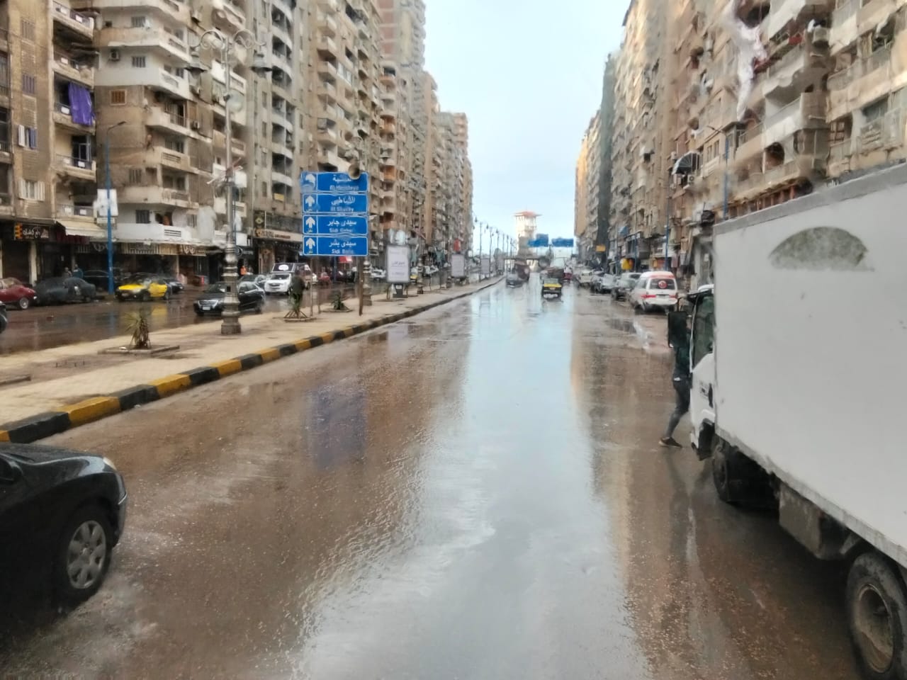 امطار متوسطة الشده