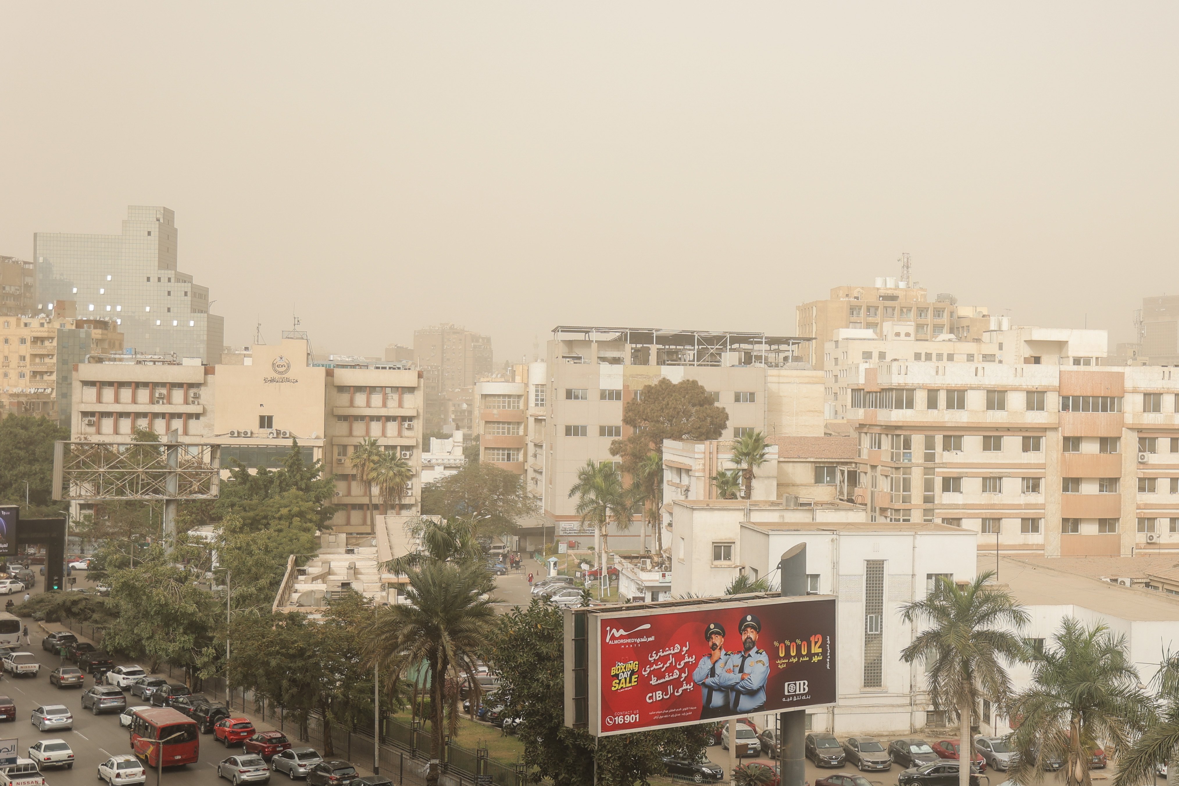 طقس سئ على القاهرة الكبري