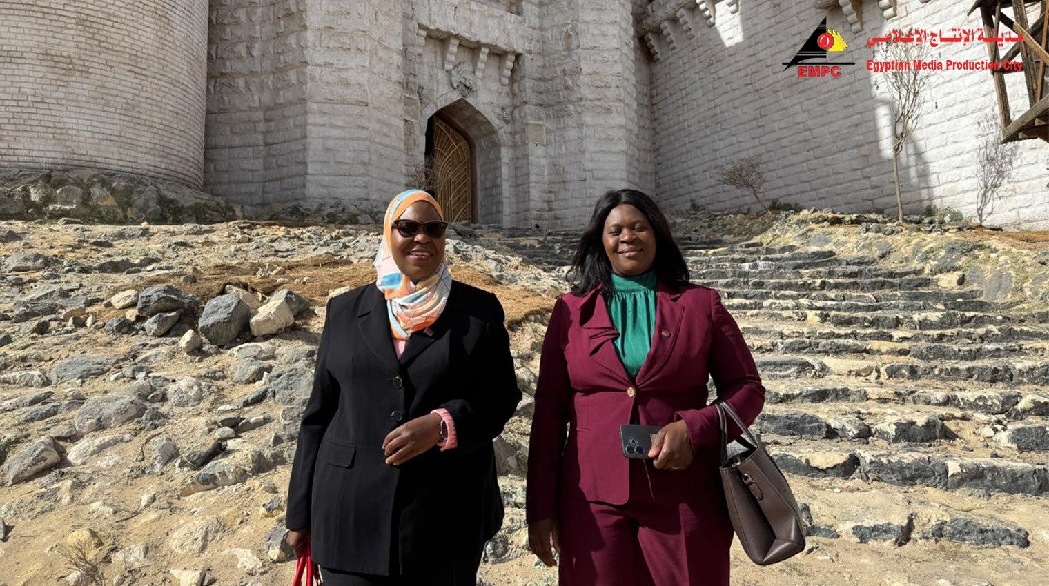 سفيرة مالاوي تزور مدينة الإنتاج الإعلامي