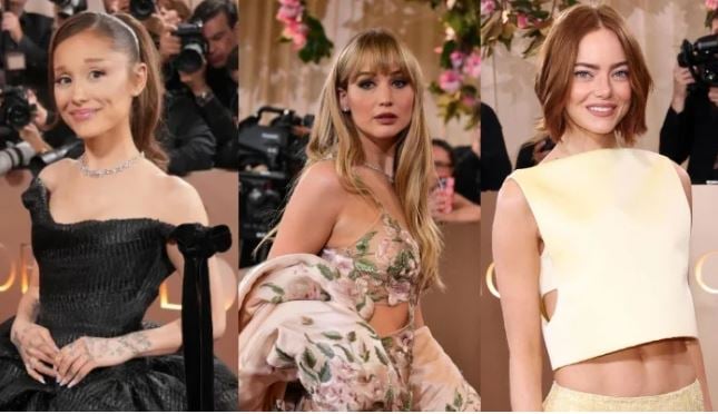 أريانا جراندي و إيما ستون وجنيفر لورانس