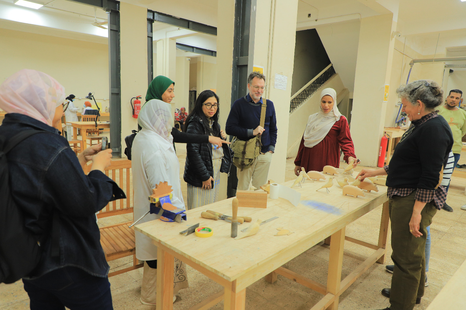 جولة بمشروع السياحة الشاملة والنمو الاقتصادى للمرأة بمدينة إسنا