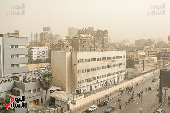 تدهور للرؤية بسبب نشاط الرياح