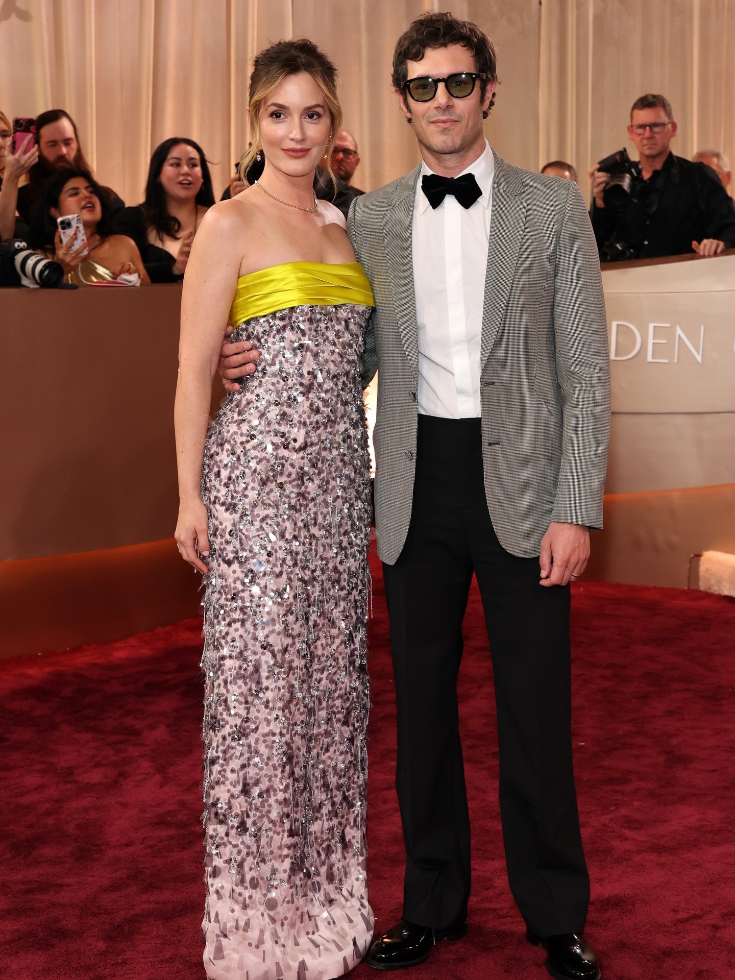 ليتون ميستر وزوجها الممثل آدم برودي