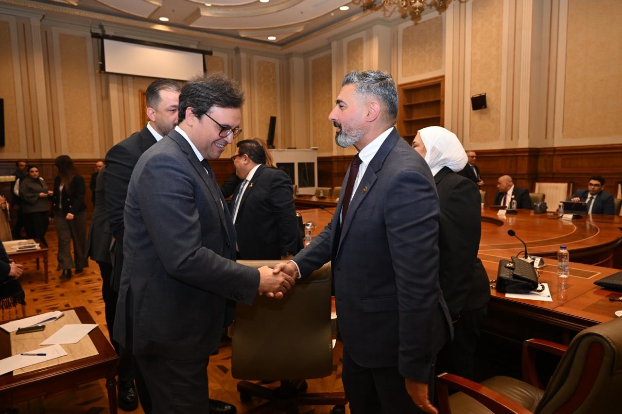 الفنان والنائب ياسر جلال والدكتور أحمد فؤاد هنو