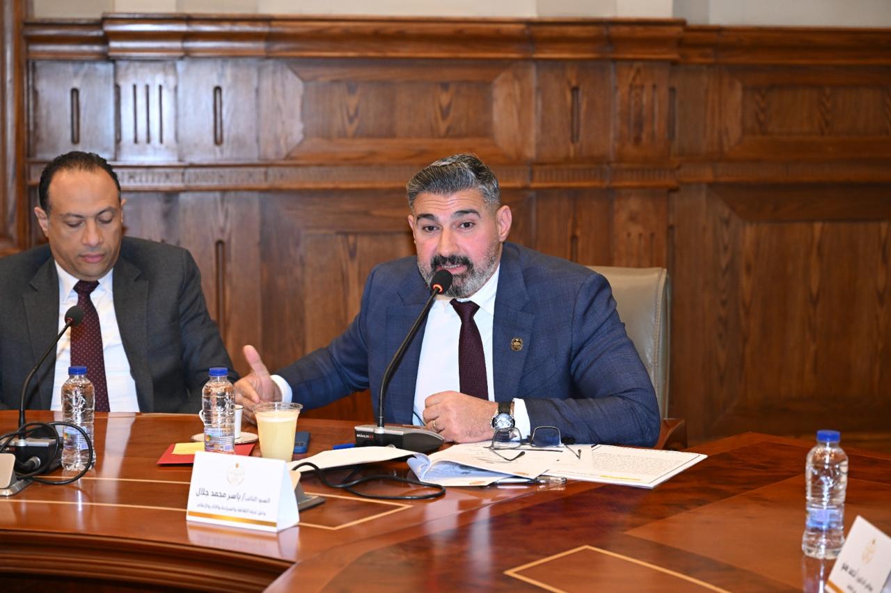 الفنان والنائب ياسر جلال والدكتور أحمد فؤاد هنو