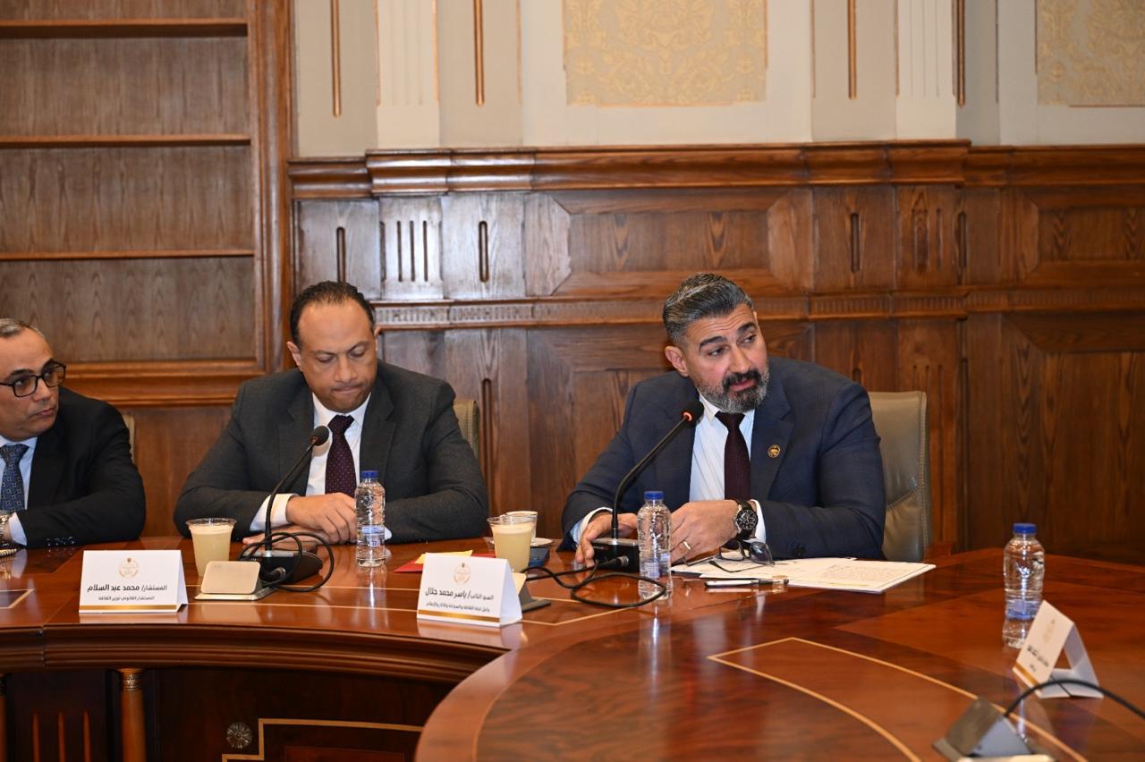 الفنان والنائب ياسر جلال والدكتور أحمد فؤاد هنو