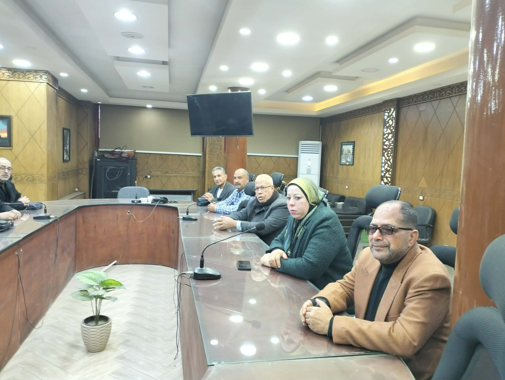 اجتماع استعدادت امتحانات الشهادة الإعدادية