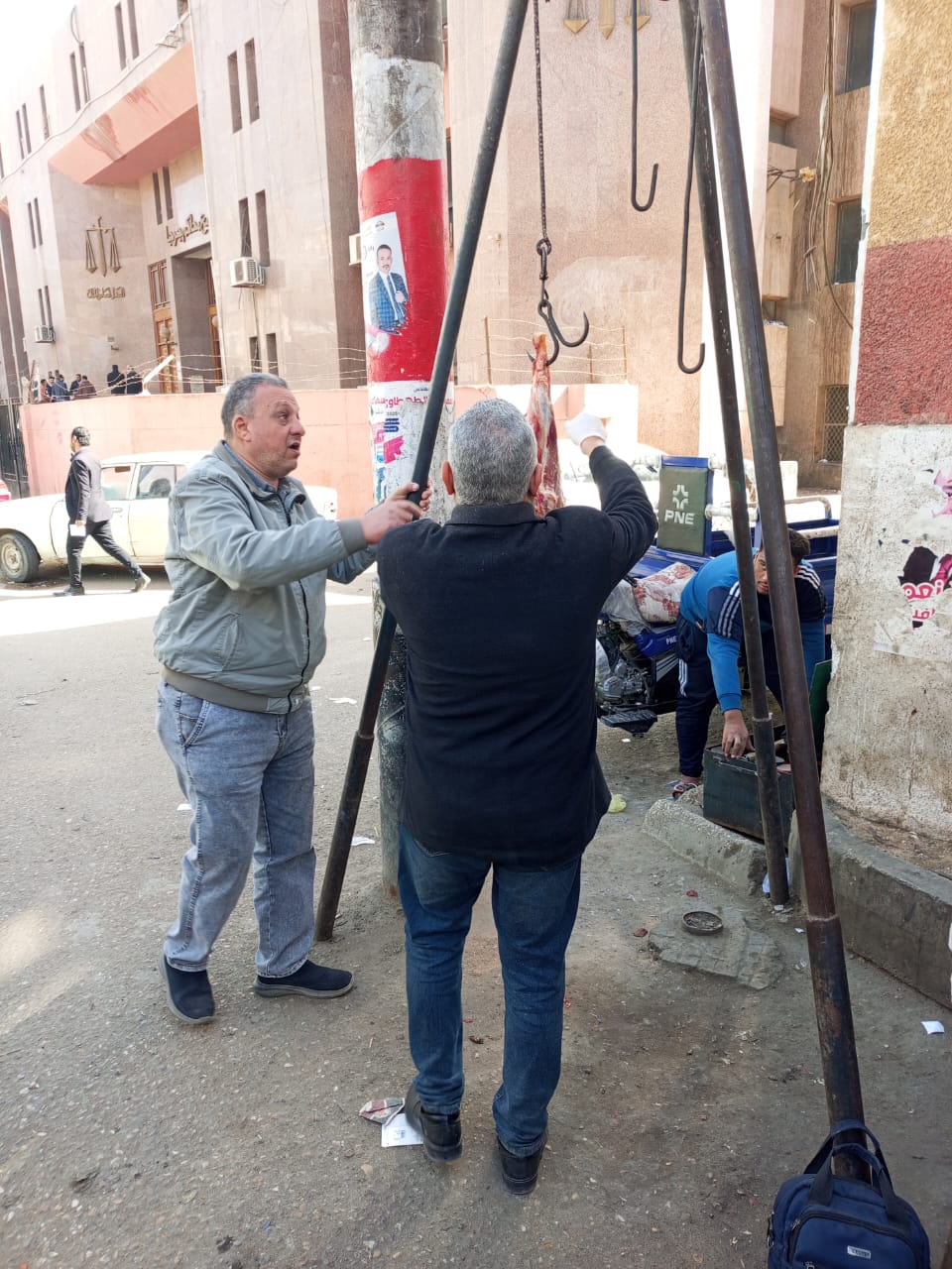 لحوم مذبوحة خارج السلخانة 