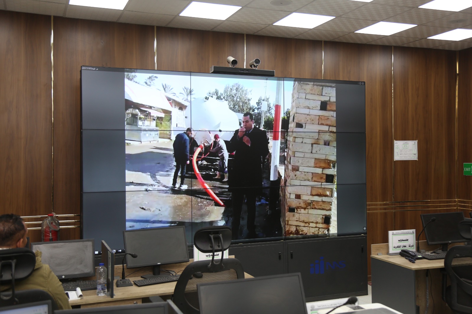 التواصل مع محافظ كفر الشيخ لرفع مياه الأمطار