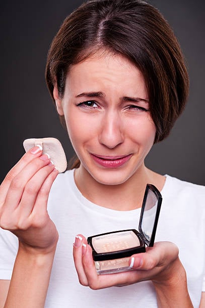 الحفاظ على المكياج في العاصفة