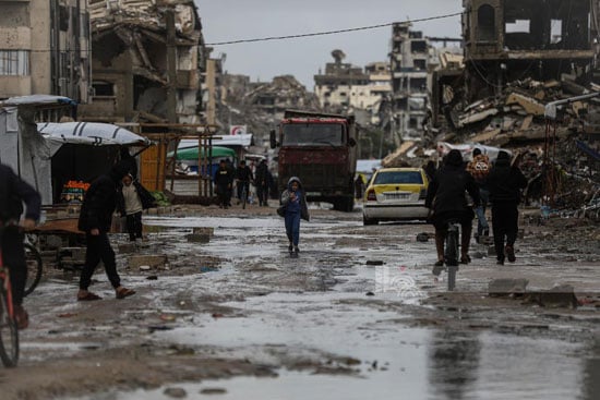 منخفض جوى يضرب قطاع غزة