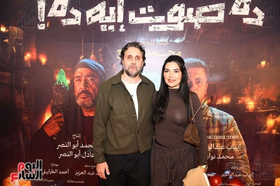 رامى إمام وهشام ماجد يساندان أبطال فيلم ده صوت إيه ده فى  العرض الخاص (6)